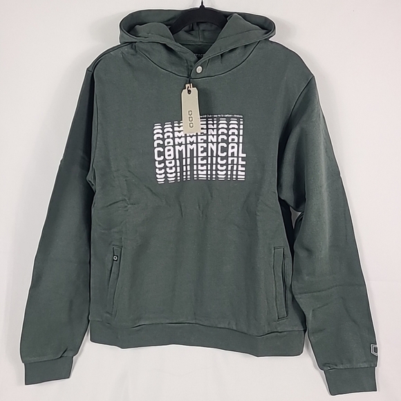 NWT COMMENCAL Men's Division Hoodie Dark Grey Sz L - Picture 1 of 7